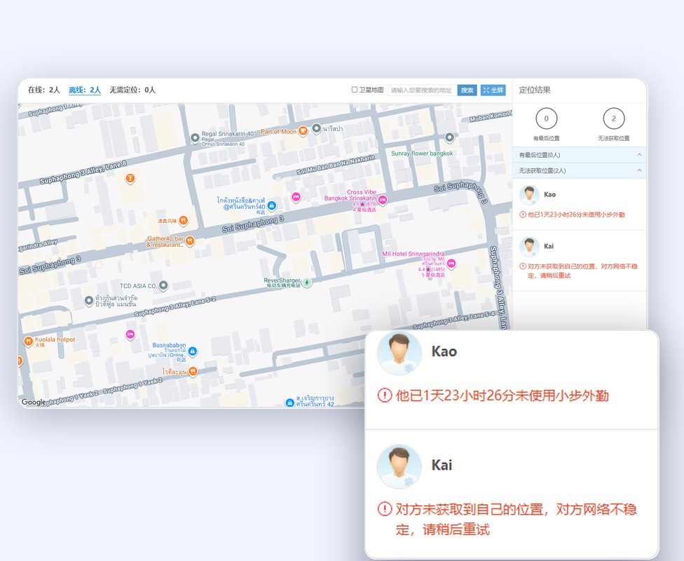 实时掌握海外位置轨迹,严管真实在岗