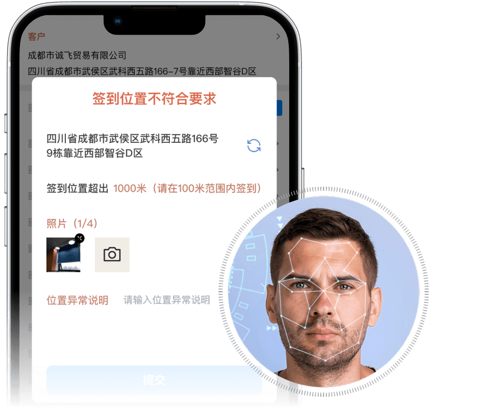 谁到场、待多久，拜访过程严把关